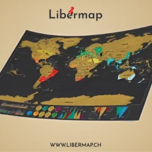Libermap Welt Entdecker Scratch Karte